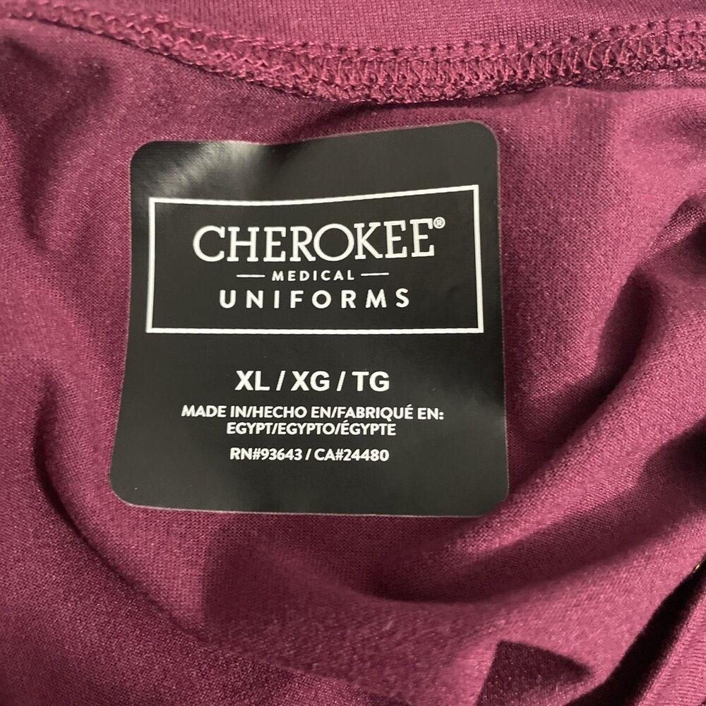 Cherokee XL Long Sleeve Underscrub Base Layer for Scrubs Lightweight Comfortable - Picture 3 of 11